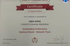 CS Students Excels in Huawei ICT Competition 2024 